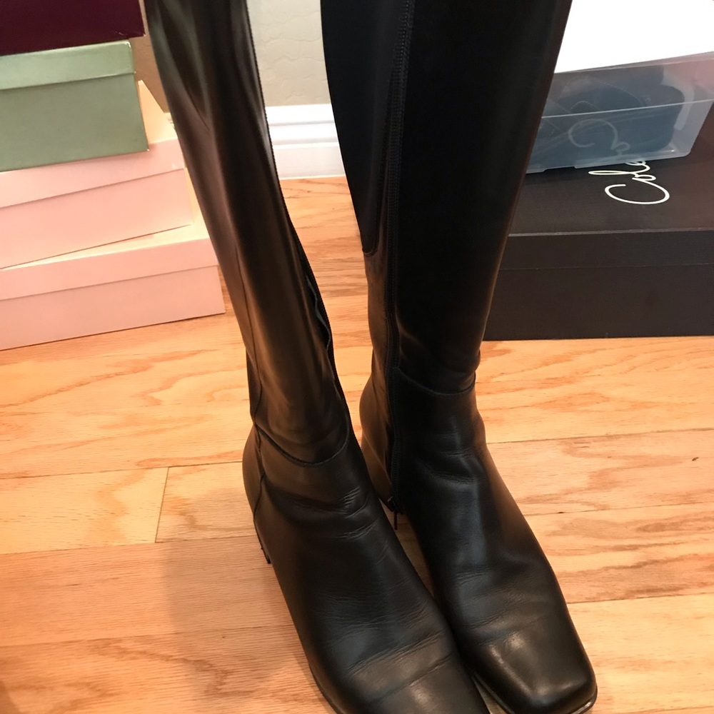 Black Heeled Boots,